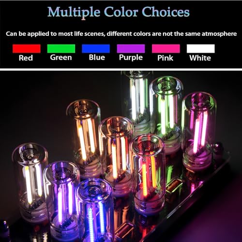 1 Pack Car LED Lights Interior, USB Light for Car Decor & Bedroom, Touch Dimmable Ambient Lighting, Mini Glass Bottle Night Light for Camping Gifts-Yellow - color: yellow, size: 1 pack