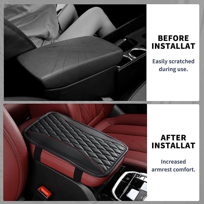 Auto Center Console Pad for Jeep Compass(2011) Accessories Car Armrest Cushion Protects Your armrest and Feels Comfortable on Your Elbows and arms