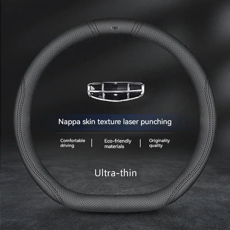 Geely Suede Breathable Steering Wheel Cover