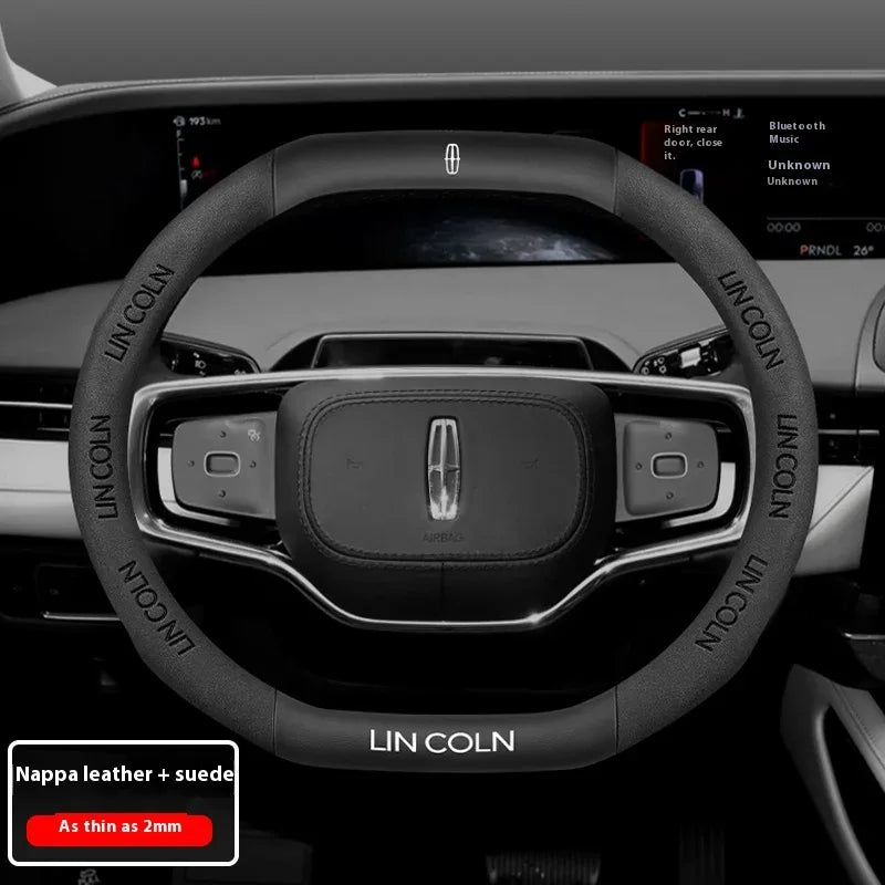 Lincoln Leather Steering Wheel Cover
