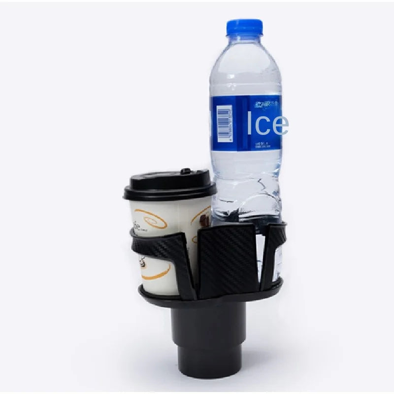 Car Two-Hole Cup Holder Expander | Adjustable Drink Organizer for Vehicles